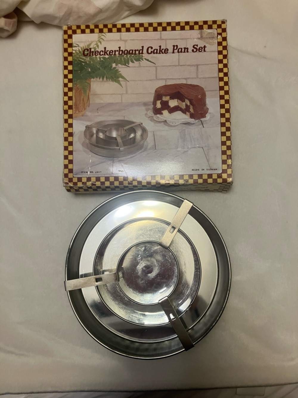 Checkerboard Cake Pan Set - Stainless Steel